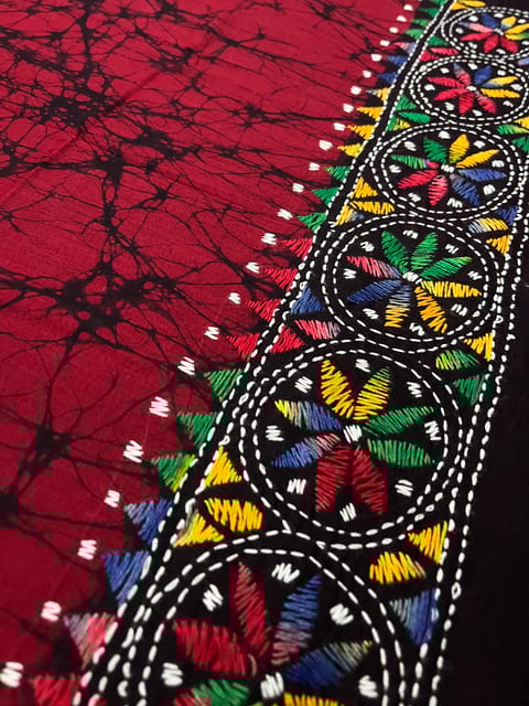 BKBP14 Batik Kanthawork Blouse Piece