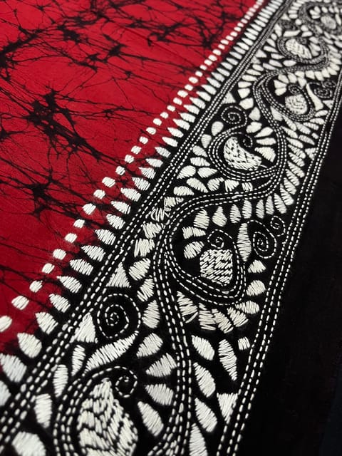 BKBP27 Batik Kanthawork Blouse Piece