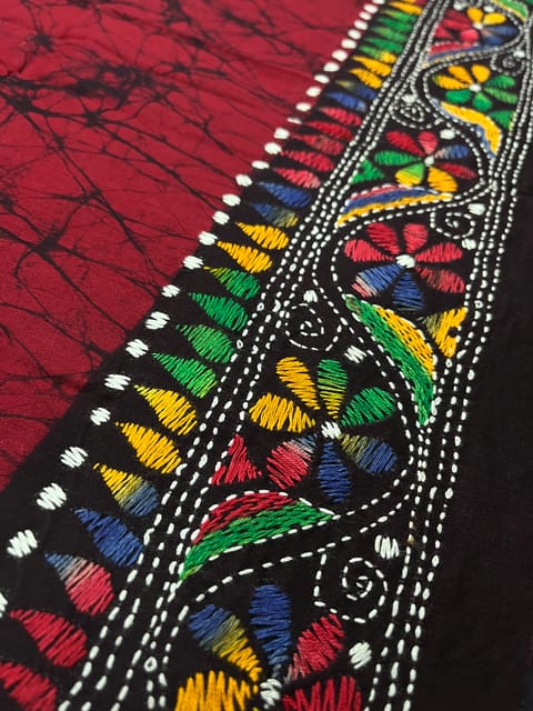 BKBP29 Batik Kanthawork Blouse Piece