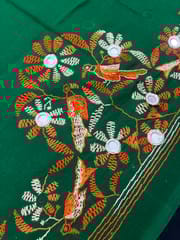 BTBP4 Bird Theme Kanthawork Blouse Piece