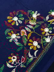 BTBP7 Bird Theme Kanthawork Blouse Piece