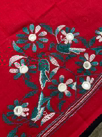 BTBP8 Bird Theme Kanthawork Blouse Piece