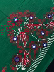 BTBP10 Bird Theme Kanthawork Blouse Piece