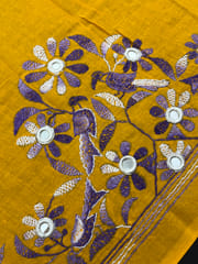 BTBP11 Bird Theme Kanthawork Blouse Piece