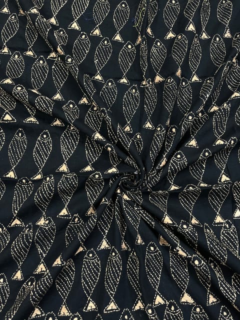 AKBP34 Allover Kanthawork Blouse Piece
