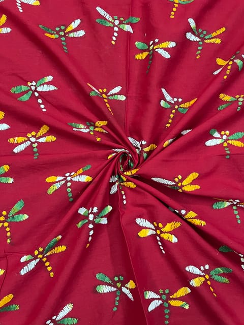 AKBP55 Allover Kanthawork Blouse Piece