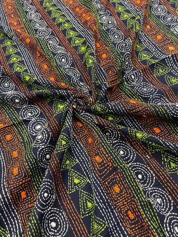 AKBP72 Allover Kanthawork Blouse Piece