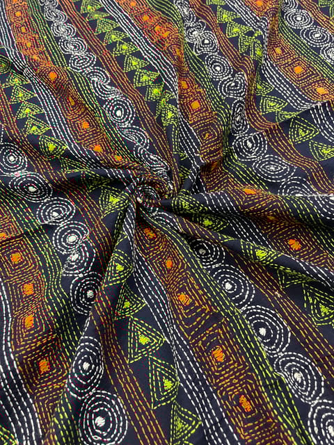 AKBP72 Allover Kanthawork Blouse Piece