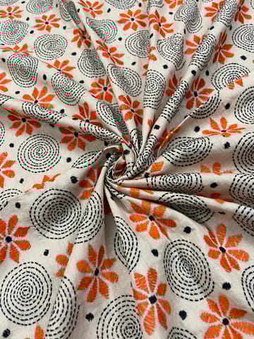 AKBP80 Allover Kanthawork Blouse Piece