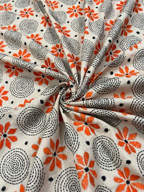 AKBP80 Allover Kanthawork Blouse Piece