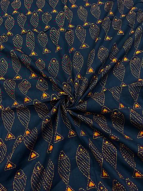 AKBP81 Allover Kanthawork Blouse Piece