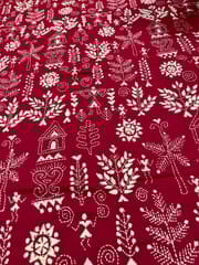 AKBP85 Allover Kanthawork Blouse Piece