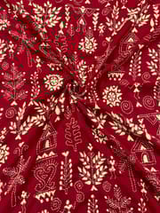 AKBP85 Allover Kanthawork Blouse Piece