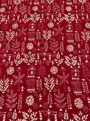 AKBP85 Allover Kanthawork Blouse Piece