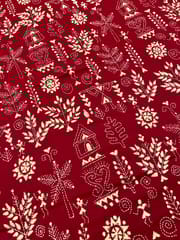 AKBP85 Allover Kanthawork Blouse Piece