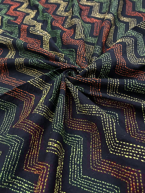 AKBP86 Allover Kanthawork Blouse Piece