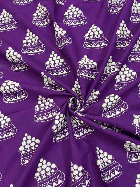 AKBP87 Allover Kanthawork Blouse Piece