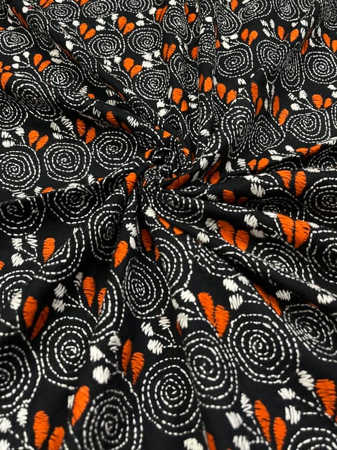 AKBP89 Allover Kanthawork Blouse Piece