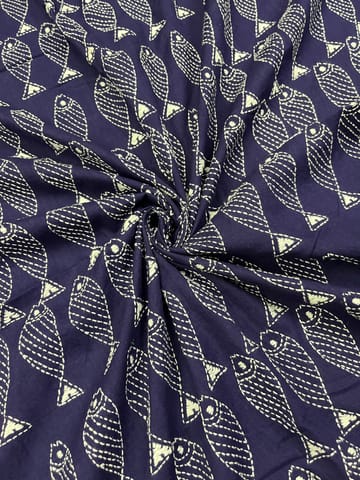 AKBP98 Allover Kanthawork Blouse Piece