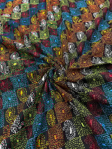 AKBP102 Allover Kanthawork Blouse Piece