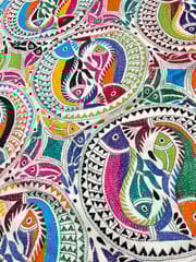 Machli Kanthawork Saree