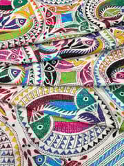 Machli Kanthawork Saree