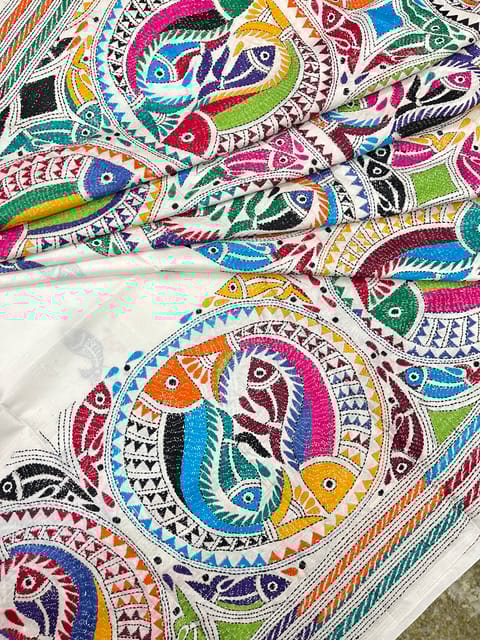 Machli Kanthawork Saree