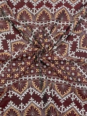 Mahal Kutchwork Saree