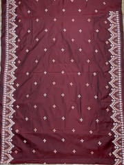 Mahal Kutchwork Saree