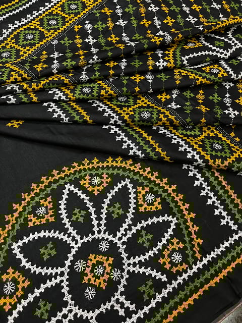 Chakra Kutchwork Saree