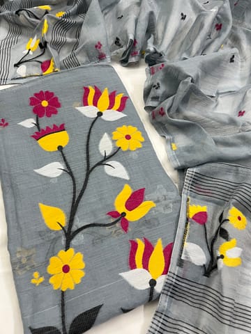 Jamdani Dress Material