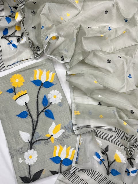 Jamdani Dress Material