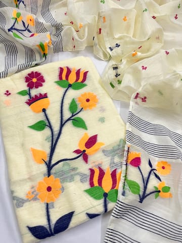 Jamdani Dress Material