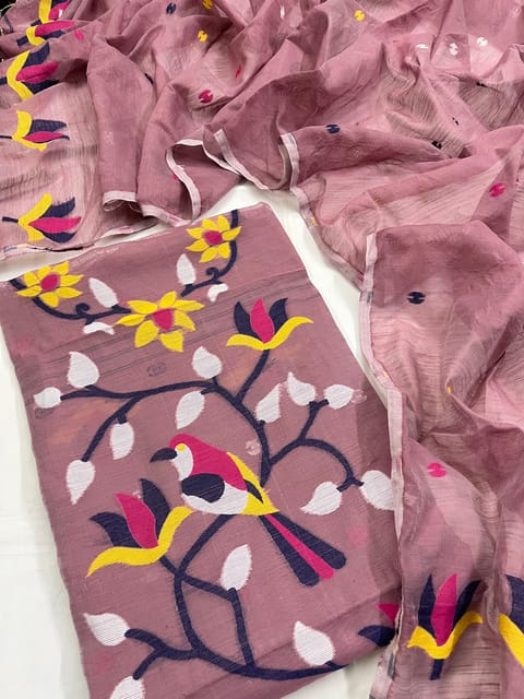 Jamdani Dress Material