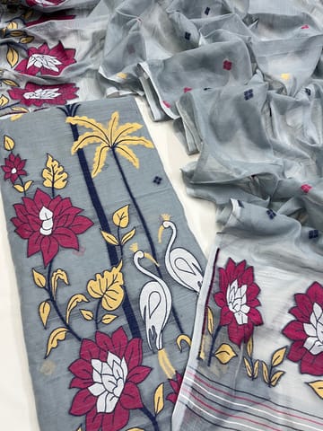 Jamdani Dress Material