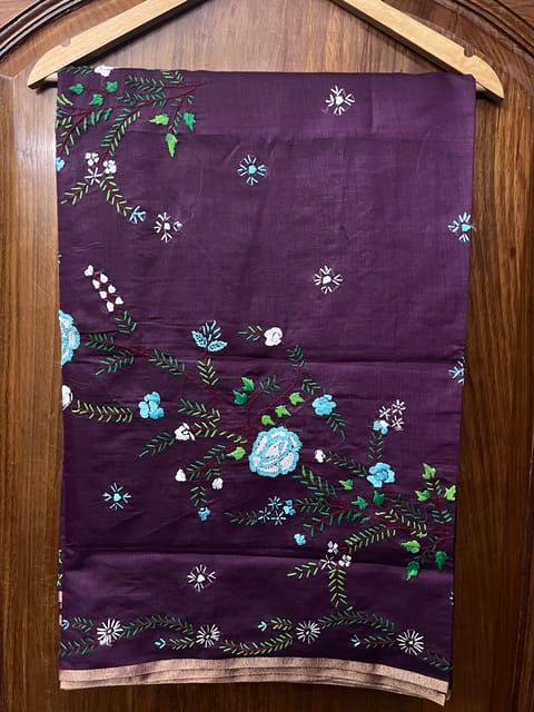 Sanskriti Hand Embroidered Saree