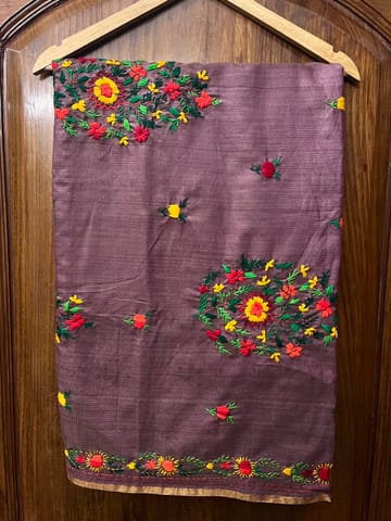 Sanskriti Hand Embroidered Saree