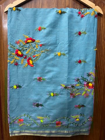 Sanskriti Hand Embroidered Saree