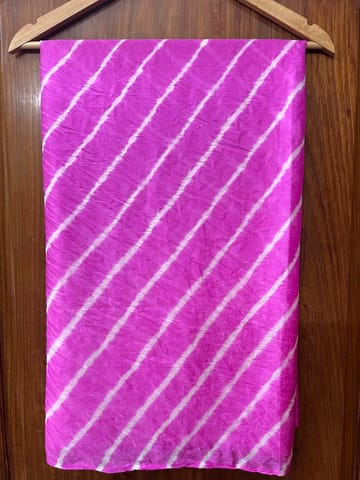 PINK Lehariya Saree