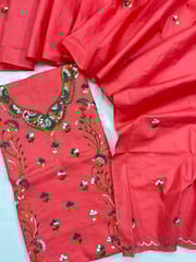 Kanthawork Dress Material