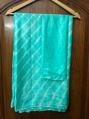TURQUOISE Lehariya Saree