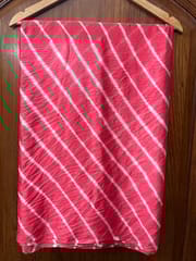 PEACH Lehariya Saree