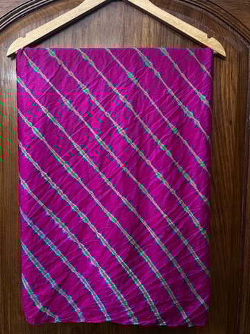 MAGENTA Lehariya Saree
