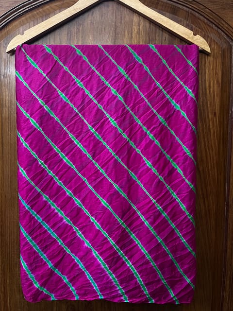 MAGENTA Lehariya Saree