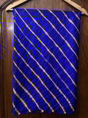 BLUE n YELLOW Lehariya Saree