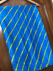 SKY BLUE Lehariya Saree