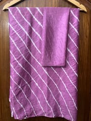 LAVENDER Lehariya Saree