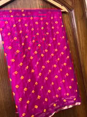 Chiffon Bandhani Saree