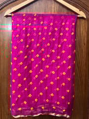 Chiffon Bandhani Saree