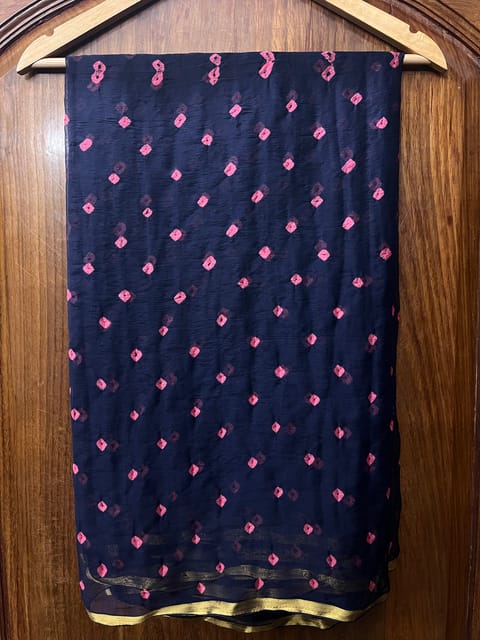 Chiffon Bandhani Saree